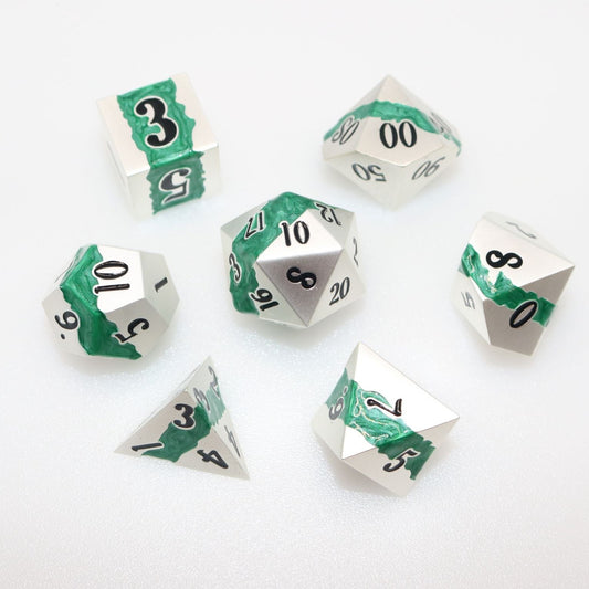 Verdant Cavern Dice (set of 7)