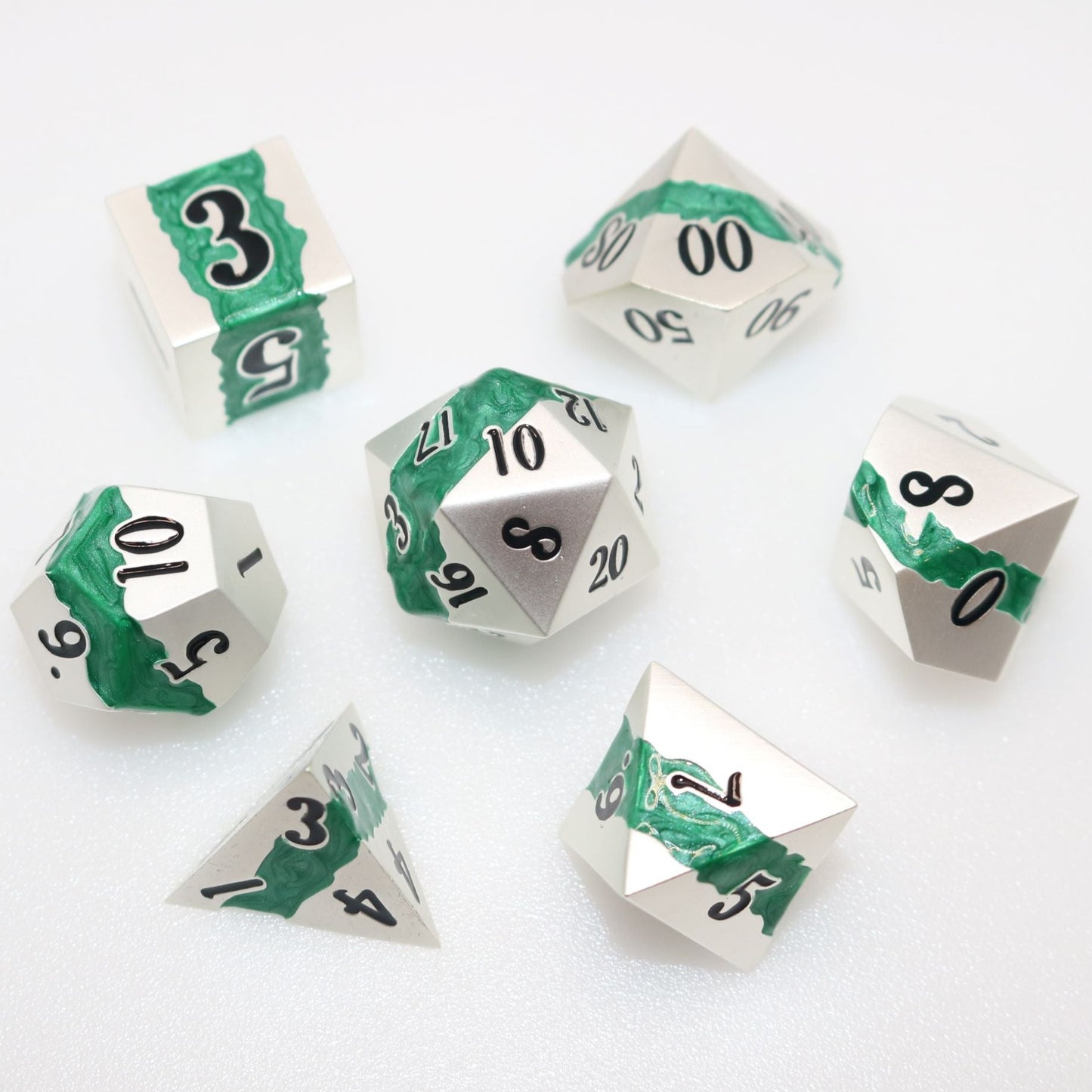 Verdant Cavern Dice (set of 7)