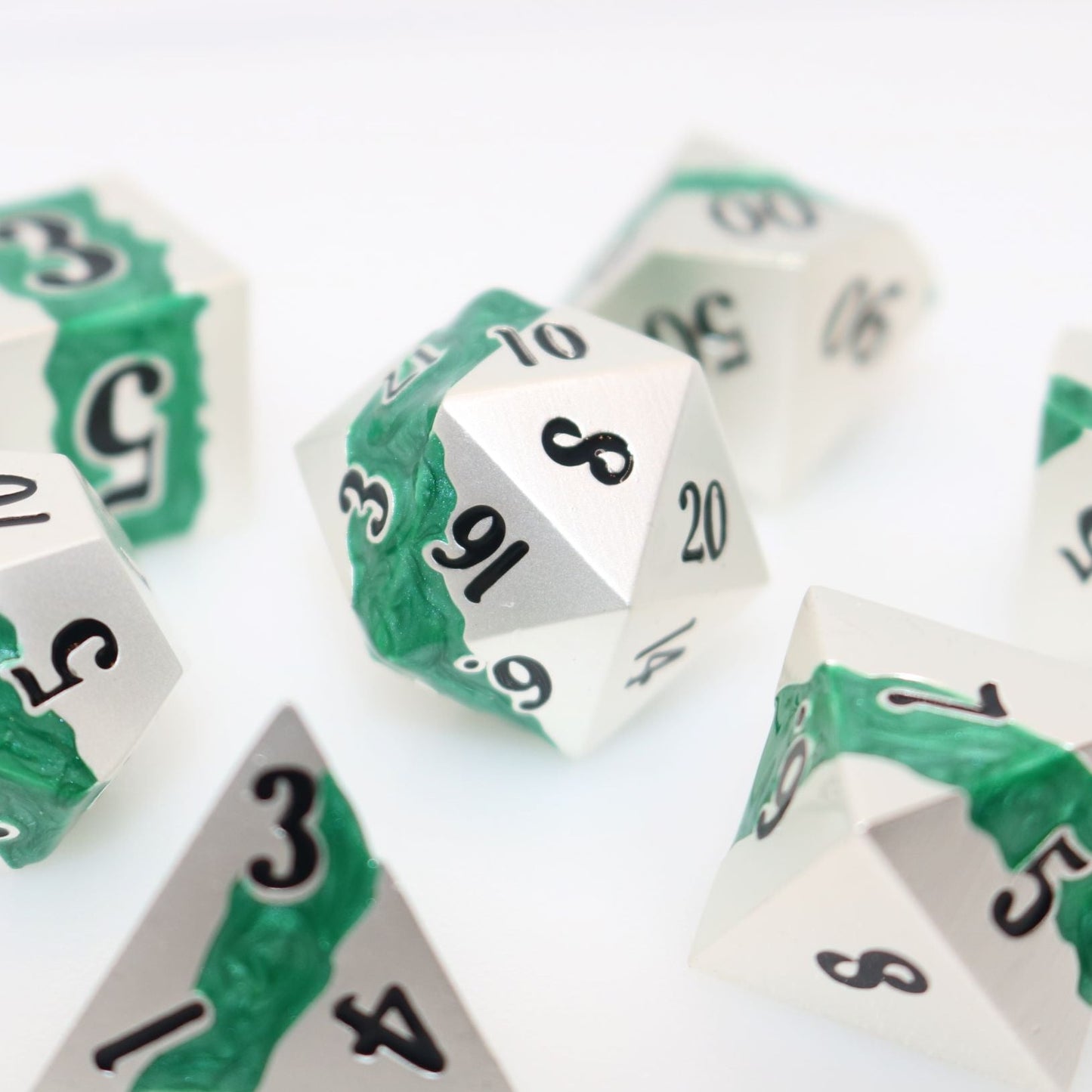 Verdant Cavern Dice (set of 7)