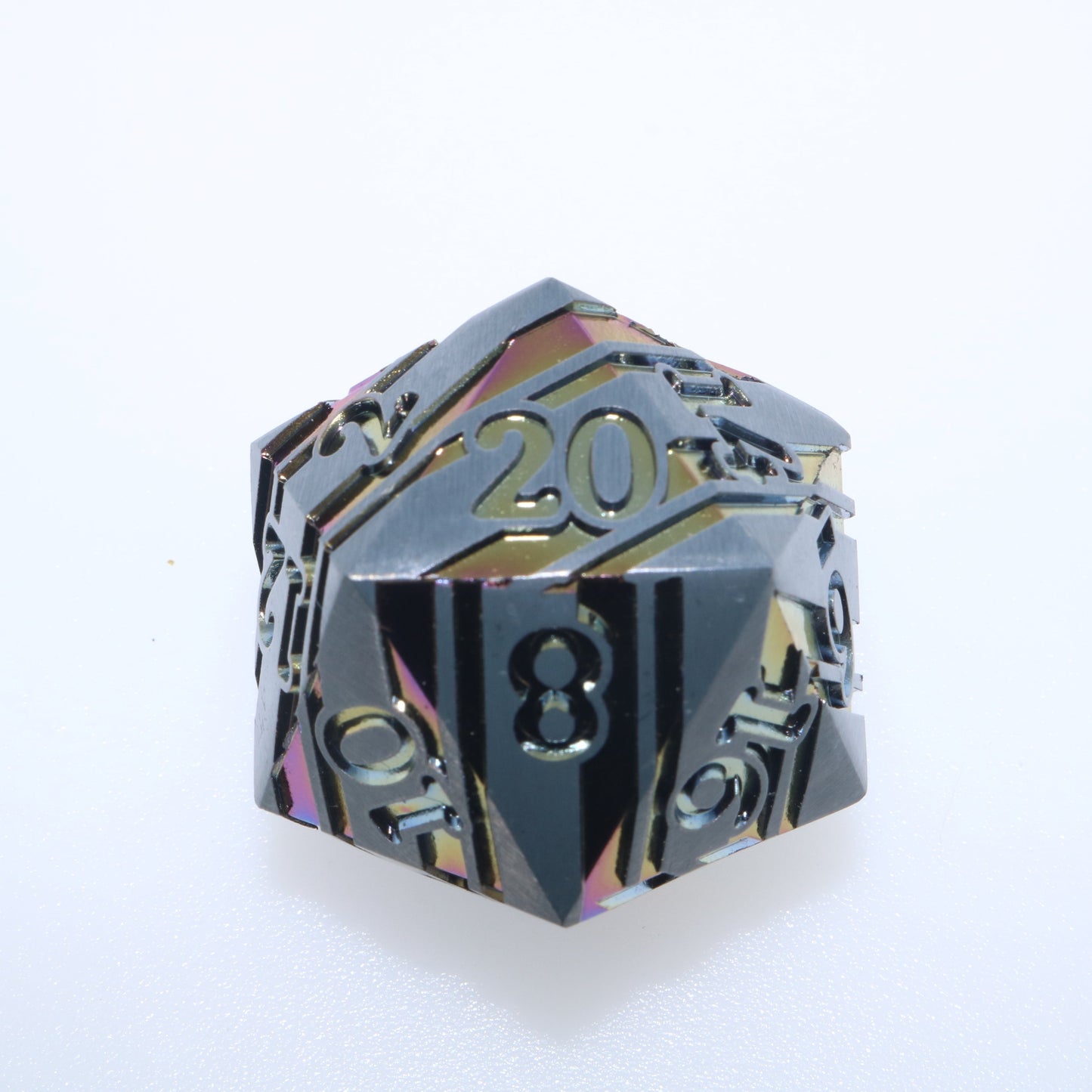Oversized Etched Prism d20 Dice
