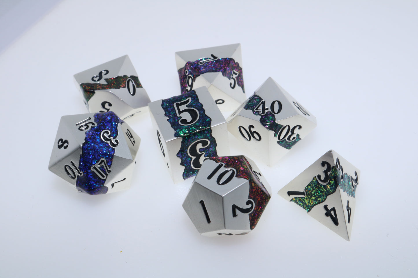 Reflection Cavern Dice (set of 7)