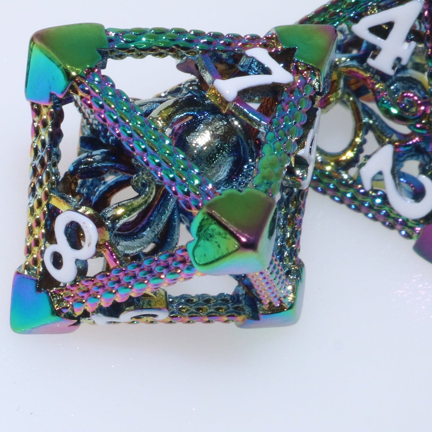 Hollow Octopus Figure Dice (set of 7)