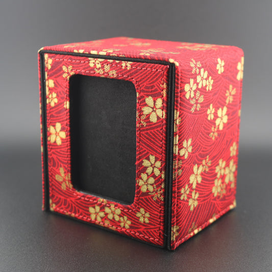 Commander's Refuge Deck Box - Red with Flowers