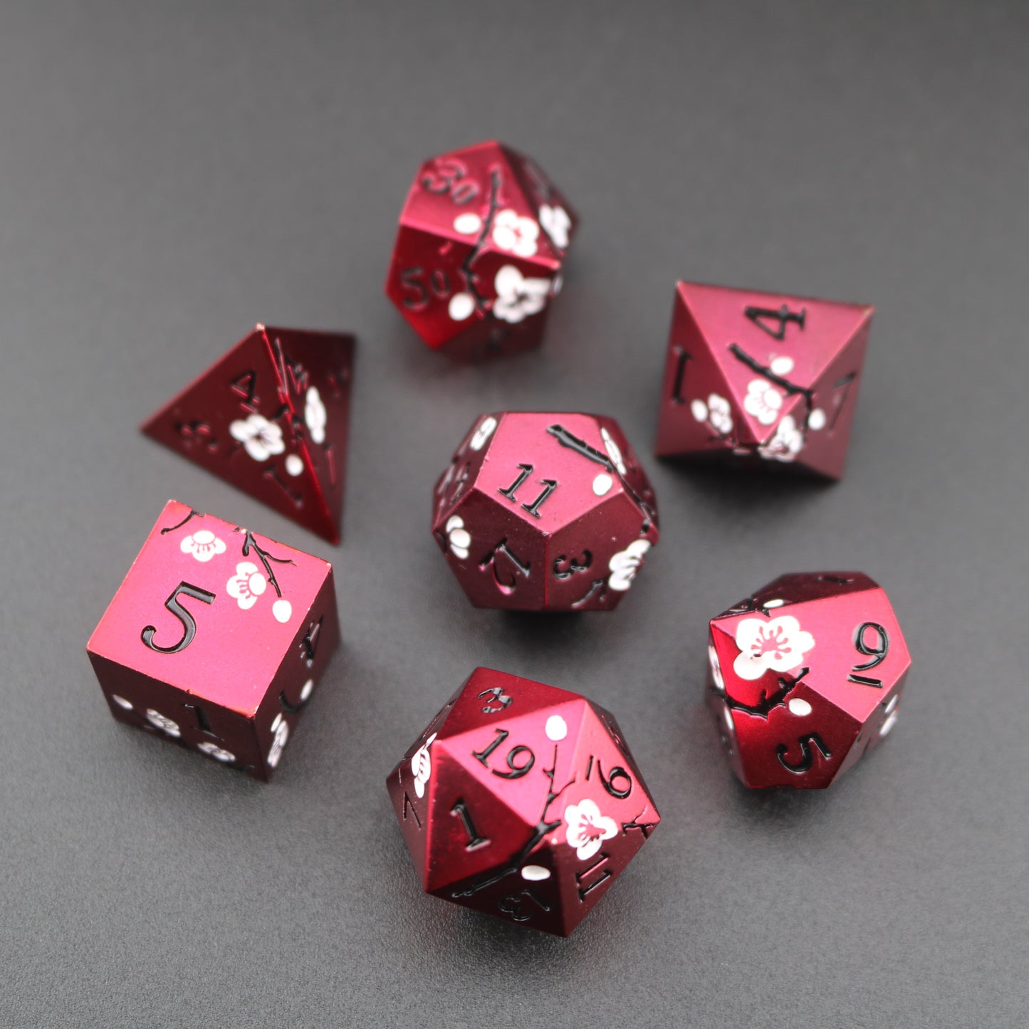 Cherry Blossom Dice (set of 7)