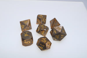 Molten and Cracked Dice