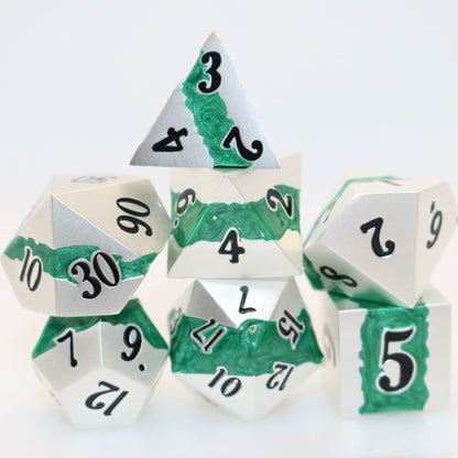 Verdant Cavern Dice (set of 7)