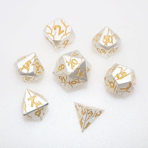 Consecrated Gold Dice (set of 7)