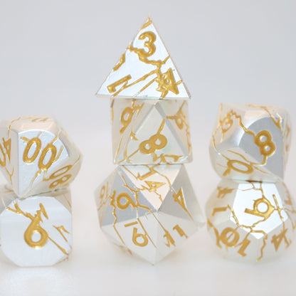 Consecrated Gold Dice (set of 7)