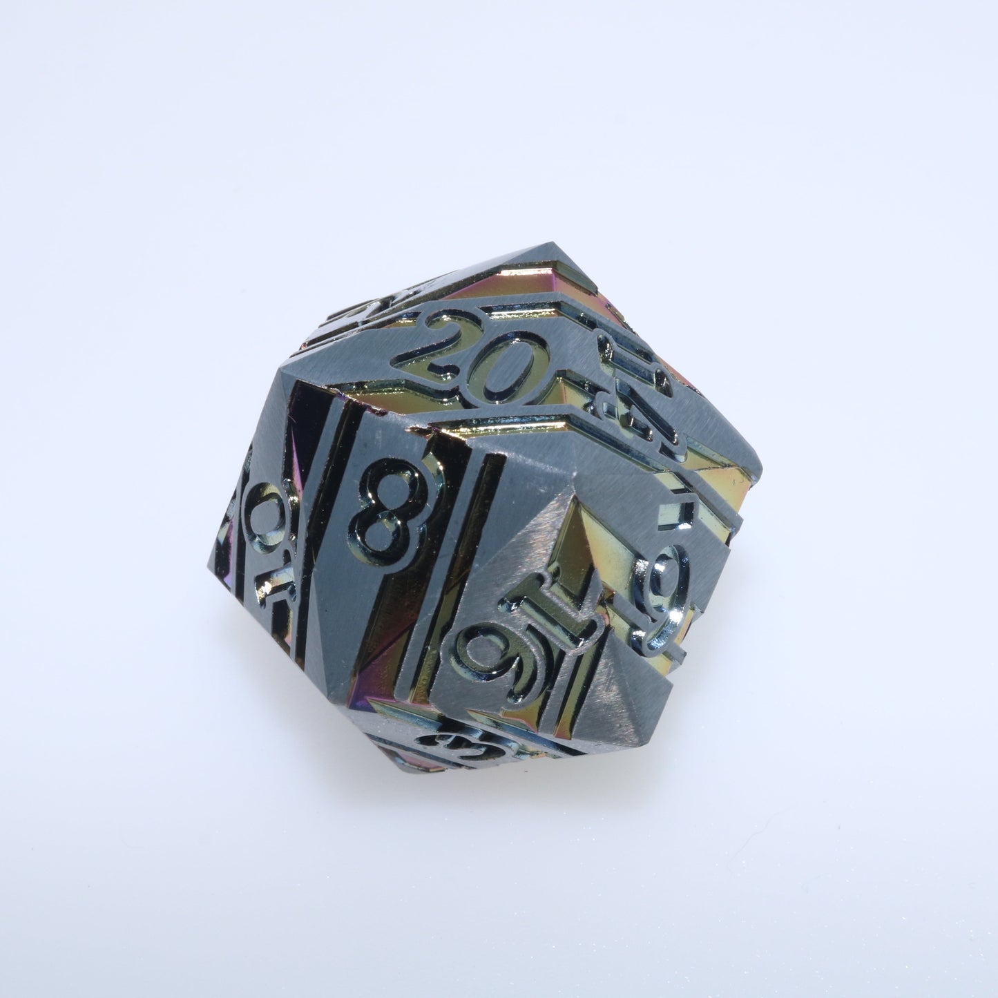 Oversized Etched Prism d20 Dice