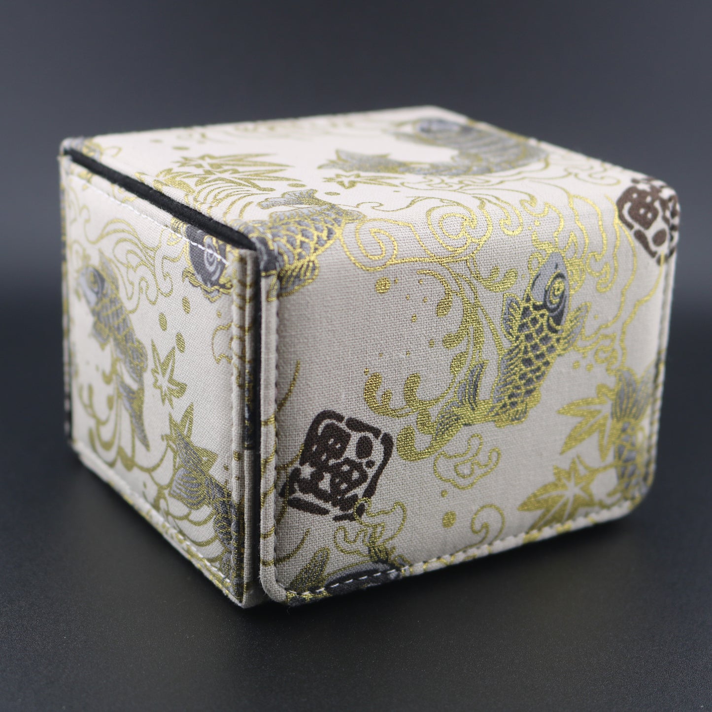 Commander's Refuge Deck Box - White with Koi