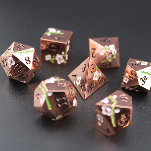 Discover Blooming Luck with El Dorado Gaming's Flower Dice Set Discover Blooming Luck with El Dorado Gaming's Flower Dice Set