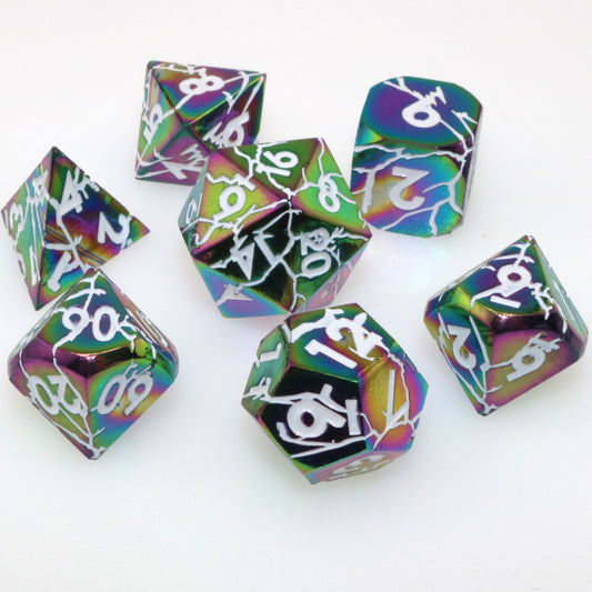 Neon Flash Dice (set of 7)
