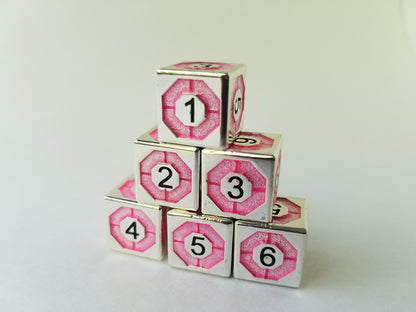 Gem 6-Sided Dice (Set of 5)