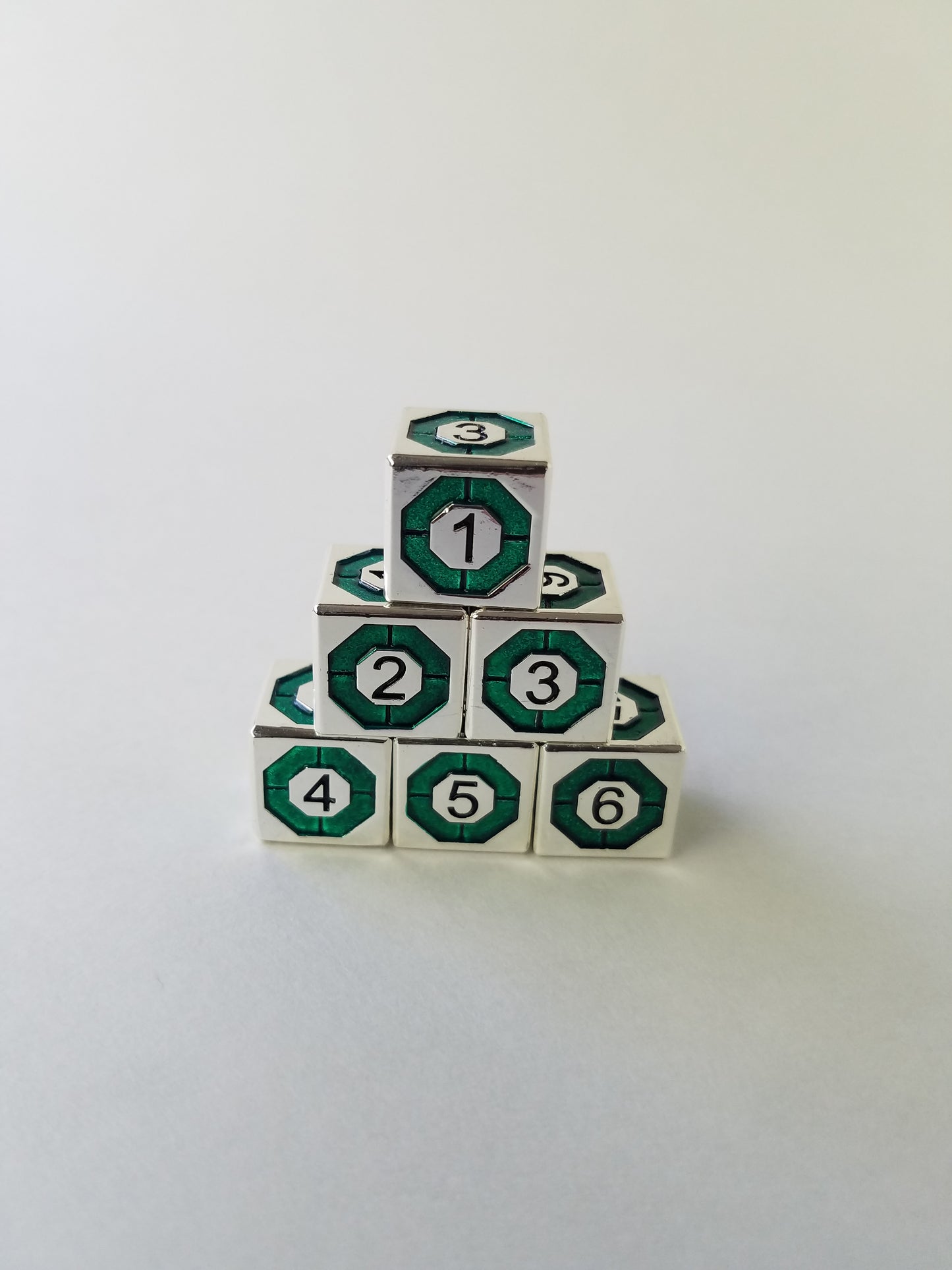 Gem 6-Sided Dice (Set of 5)