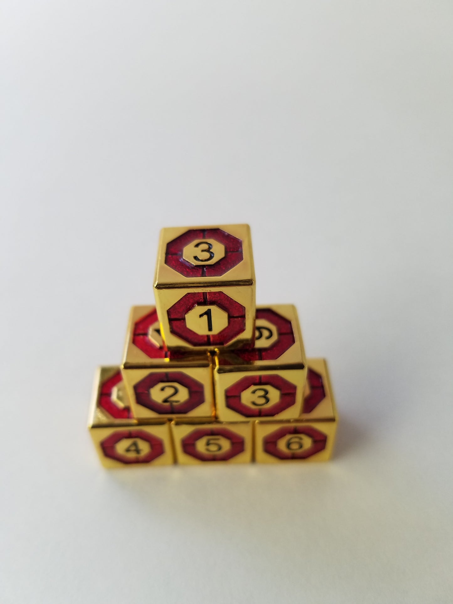 Gem 6-Sided Dice (Set of 5)