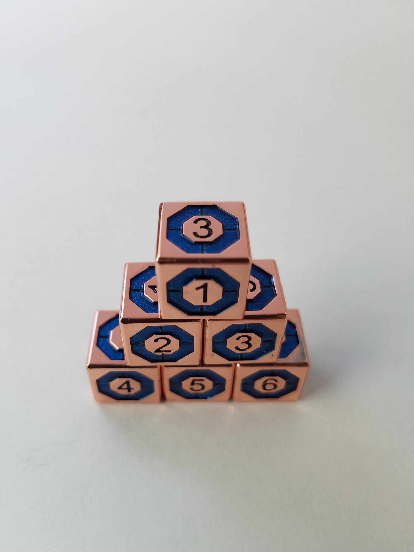 Gem 6-Sided Dice (Set of 5)