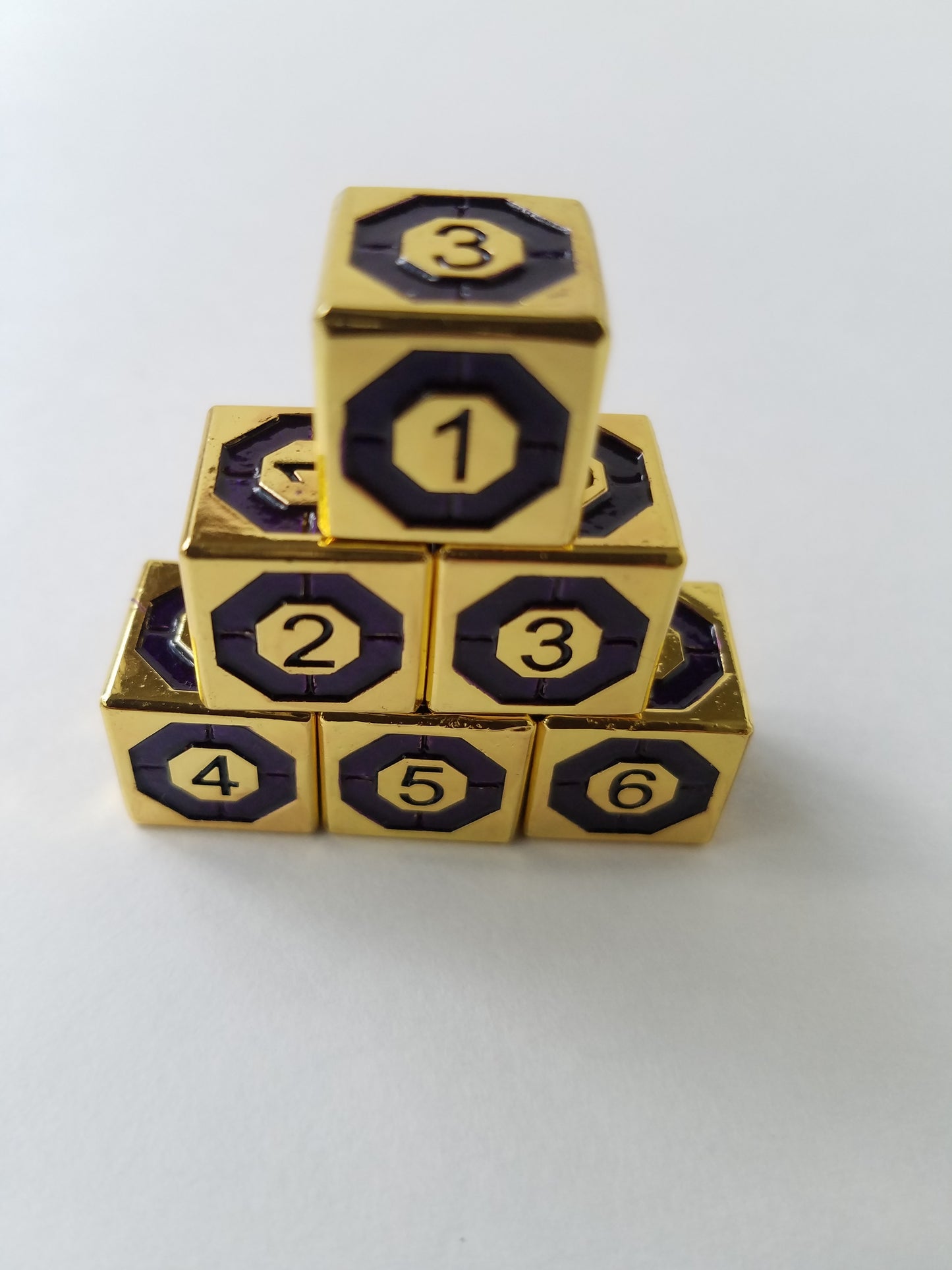 Gem 6-Sided Dice (Set of 5)