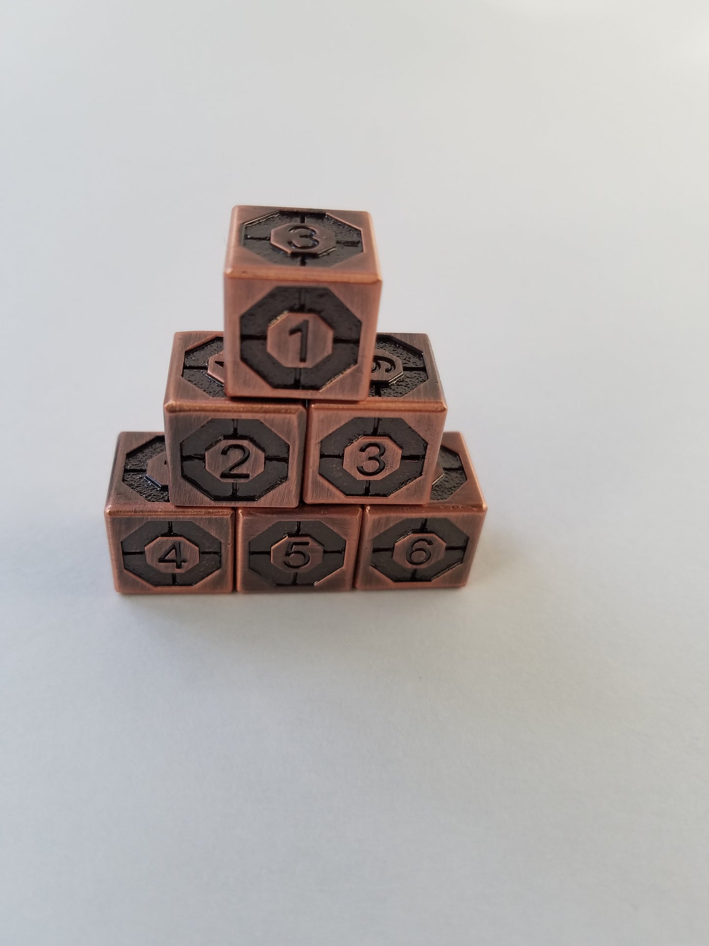 Gem 6-Sided Dice (Set of 5)